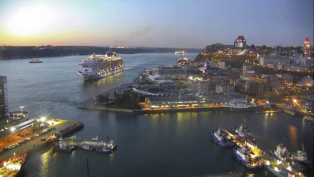 Port de Quebec Webcam Live from Canada)